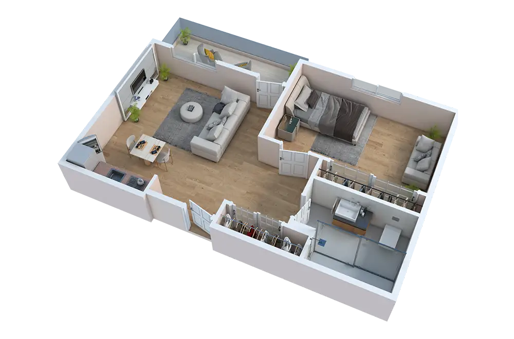 One Bedroom One Bedroom